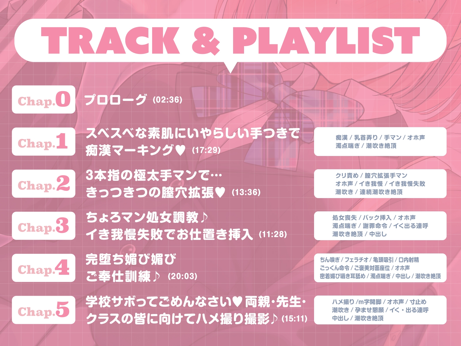 【全編潮吹き】満員電車で大人しい美少女JKに痴○調教する