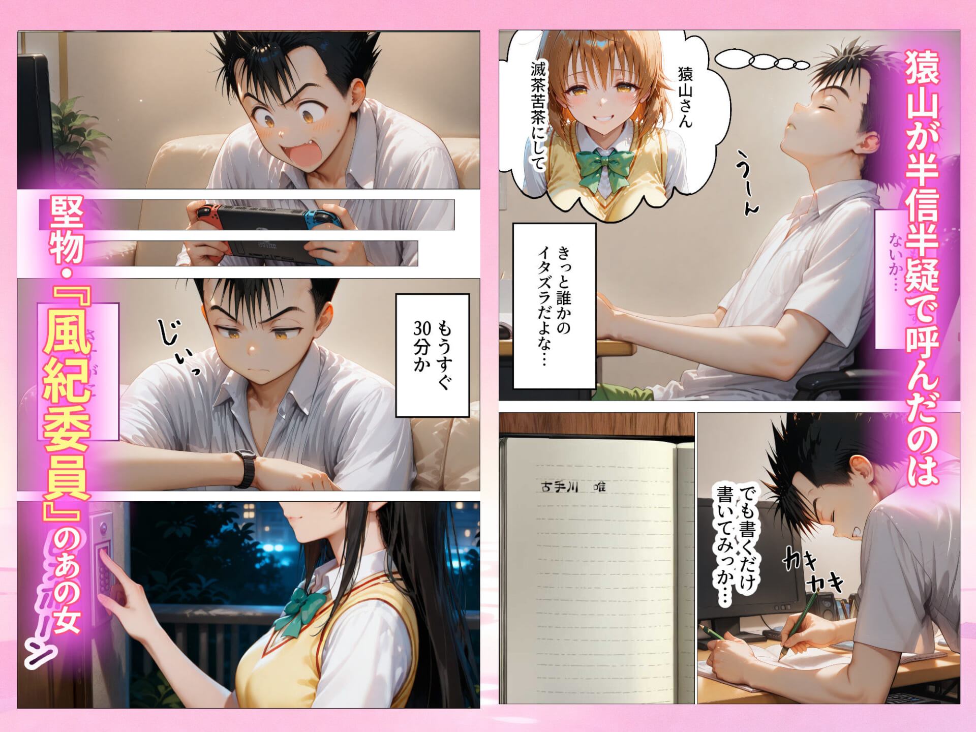 本番あり!?デリヘルノートでとらぶるハーレムをNN強奪してみた  古○川唯  西○寺春菜  籾岡里○