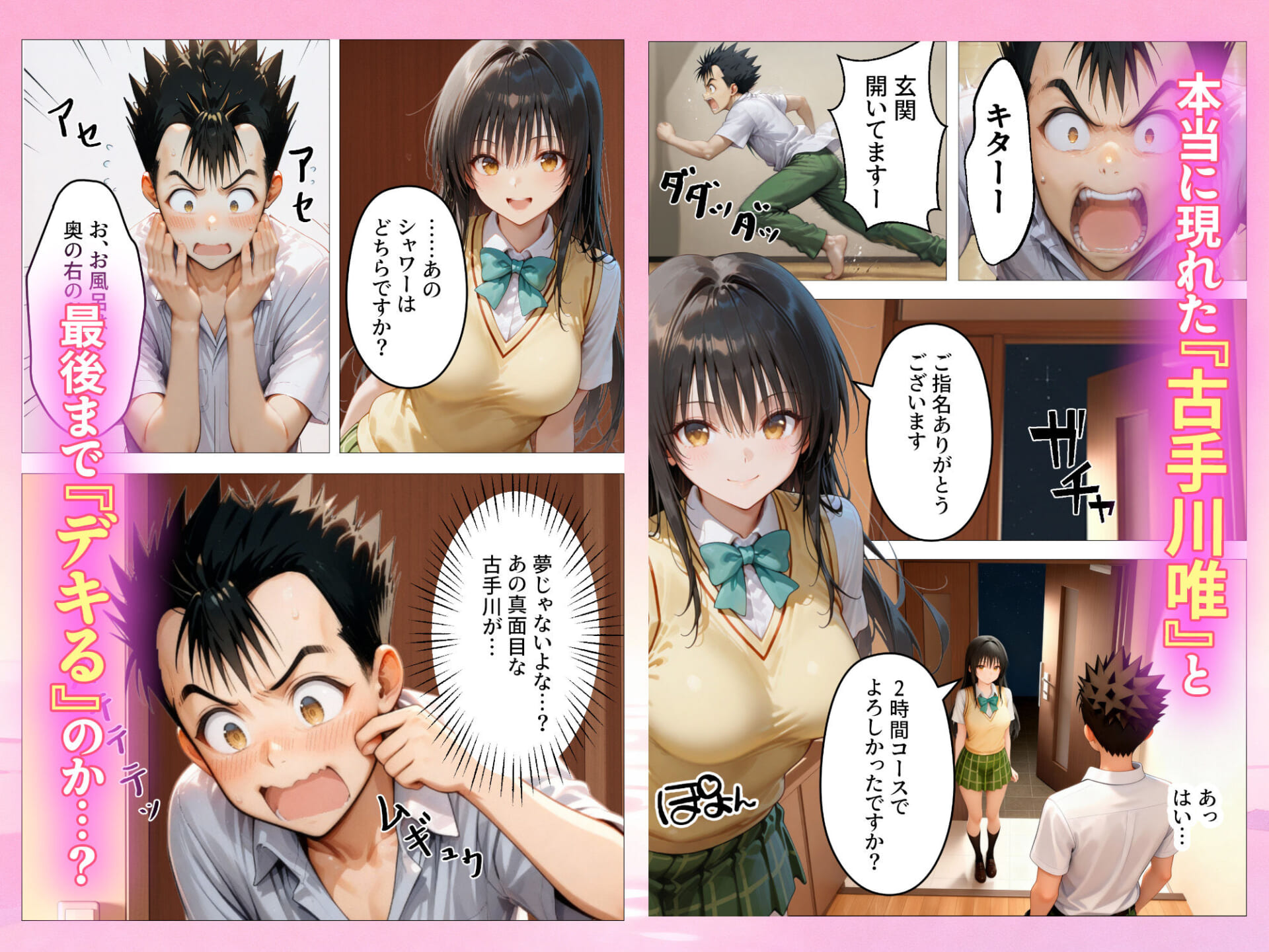 本番あり!?デリヘルノートでとらぶるハーレムをNN強奪してみた  古○川唯  西○寺春菜  籾岡里○