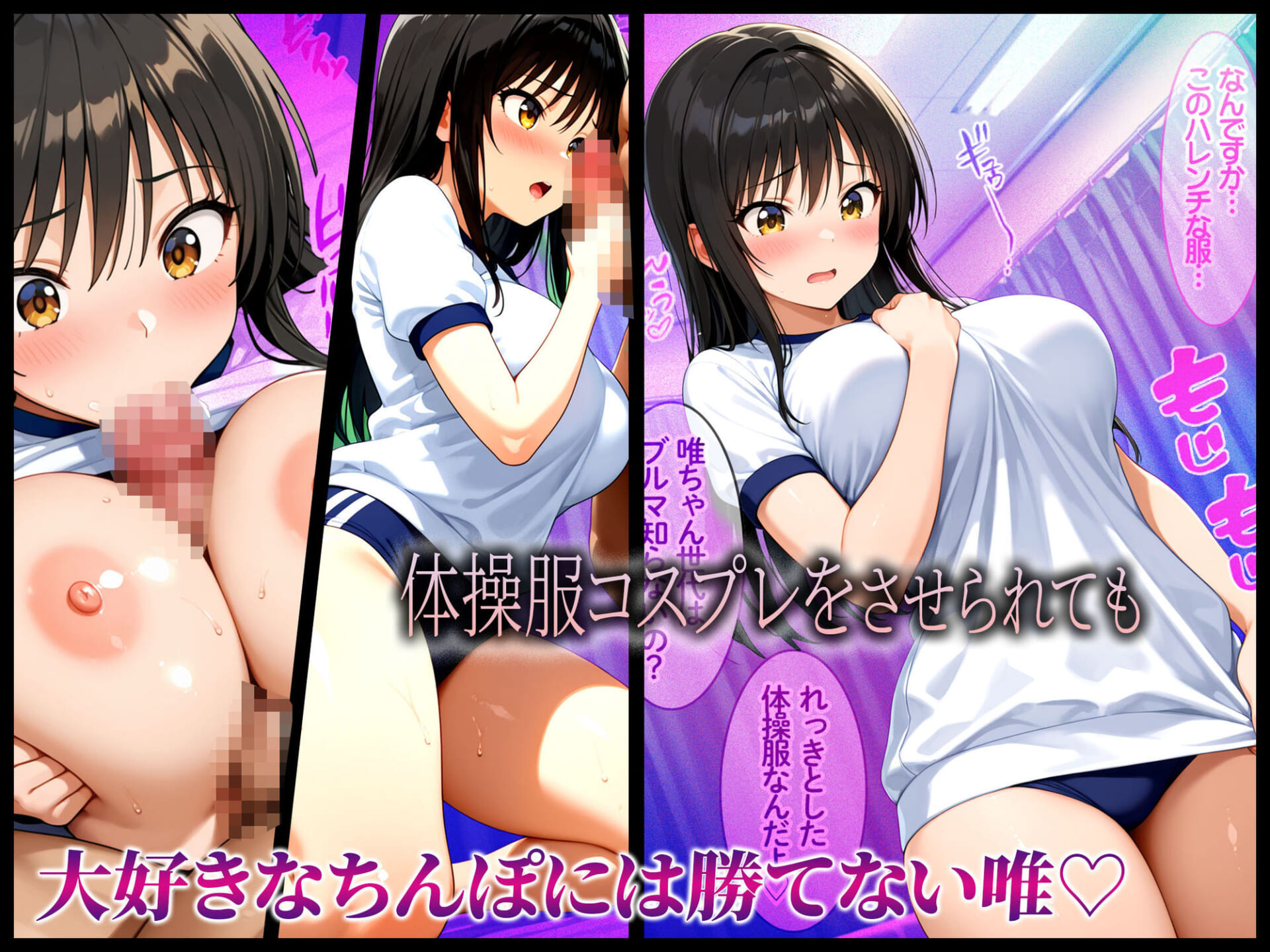 性を取り締まる風紀委員が…媚薬マッサージで快感の虜にされる話