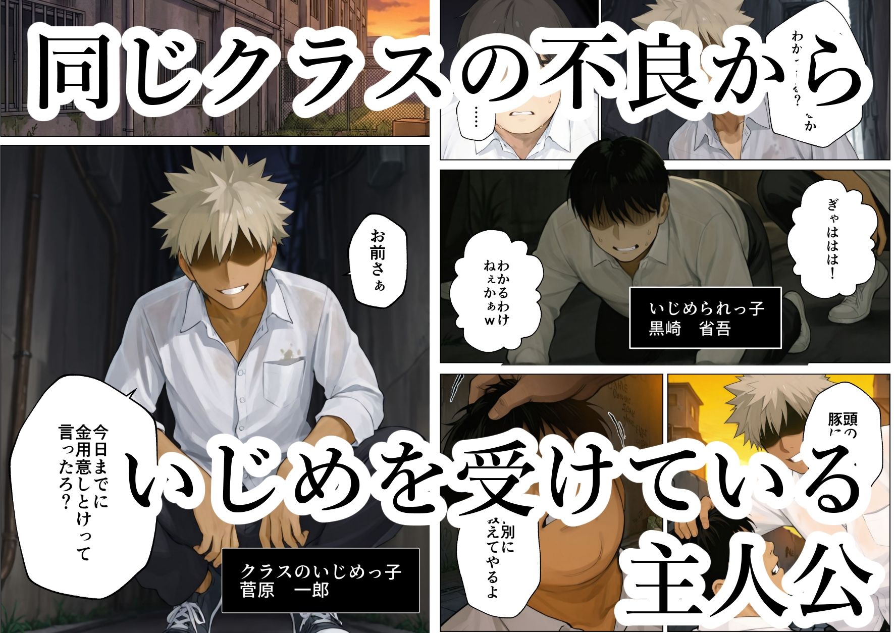 簒奪-いじめられっ子の僕が、いじめっ子の彼女寝とって復讐した話-