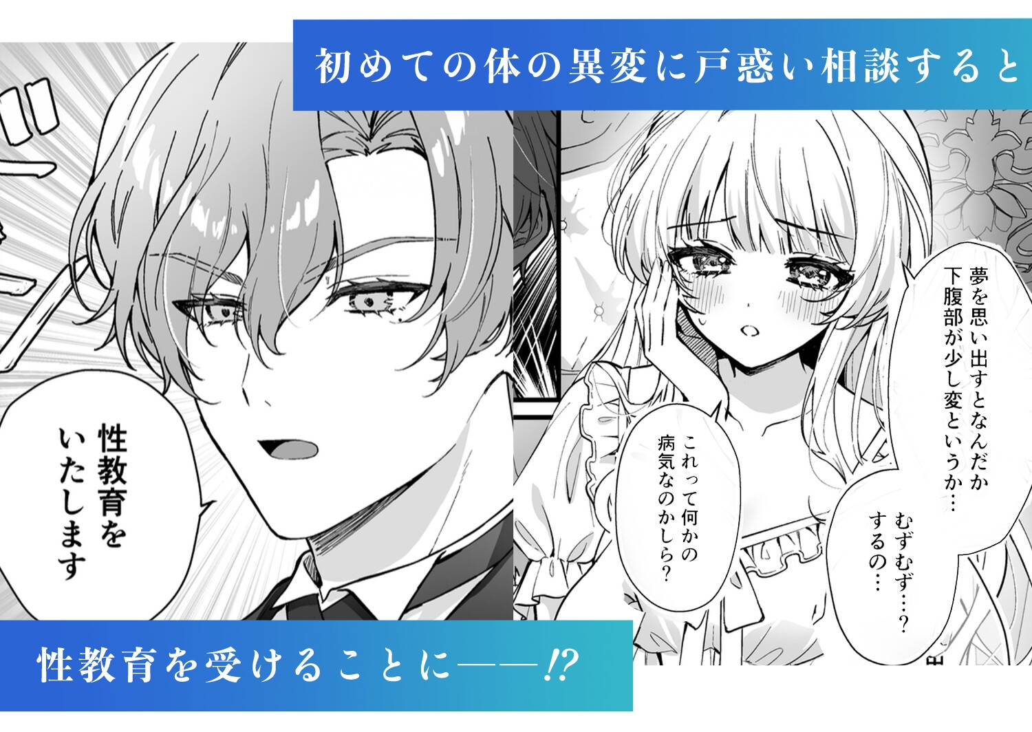 性に無知なお嬢様、生真面目執事に性教育される