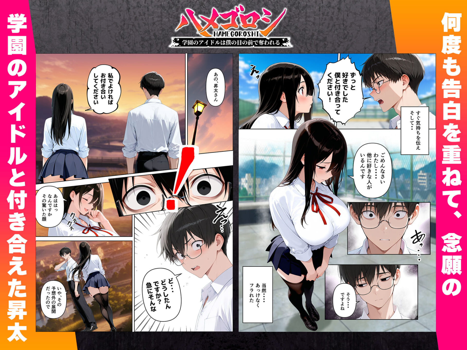 【本編345P!フルカラー】ハメゴロシ〜学園のアイドルは僕の目の前で奪われる〜