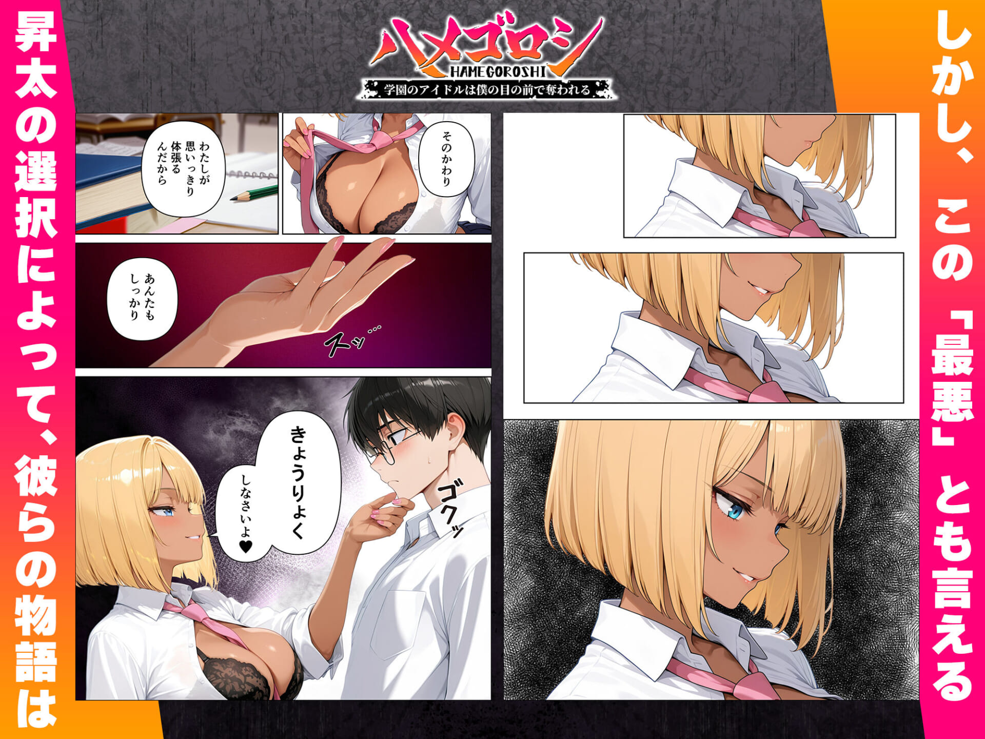 【本編345P!フルカラー】ハメゴロシ〜学園のアイドルは僕の目の前で奪われる〜