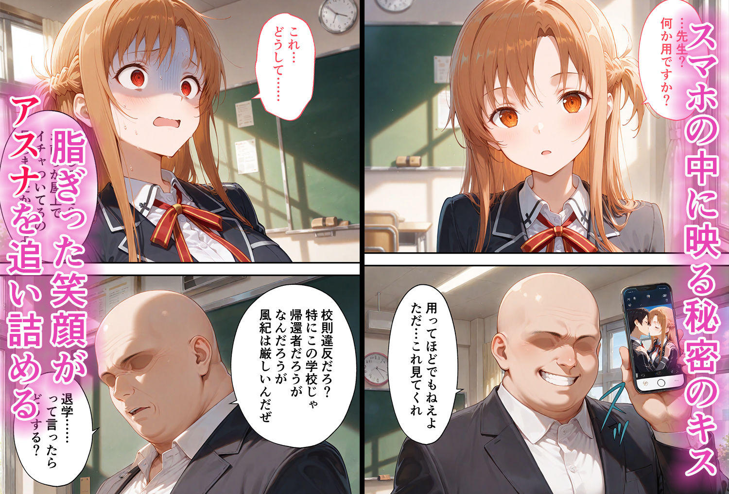 弱みを握られた俺の彼女が寝取られ堕ちるまで アスナ編