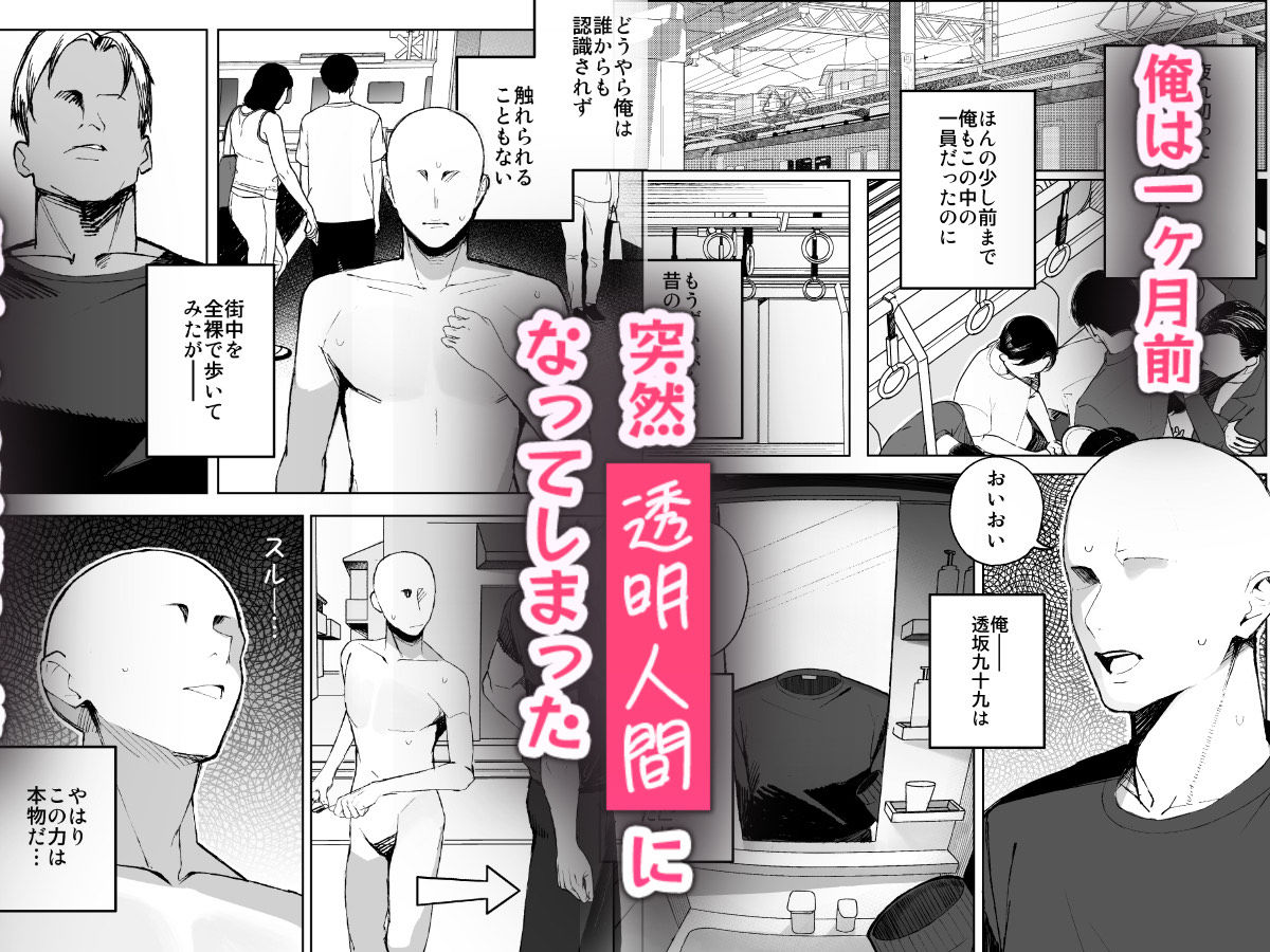 孤独のセックス 〜透明人間なので人妻もギャルもNTRしても無罪です〜